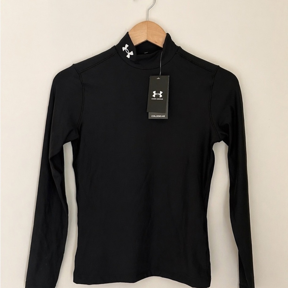 Under Armour Black Women’s ColdGear Long Sleeve Mock Neck Top